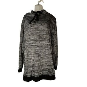 Cabela's Black/White Heathered‎ Hoodie XL Reg.